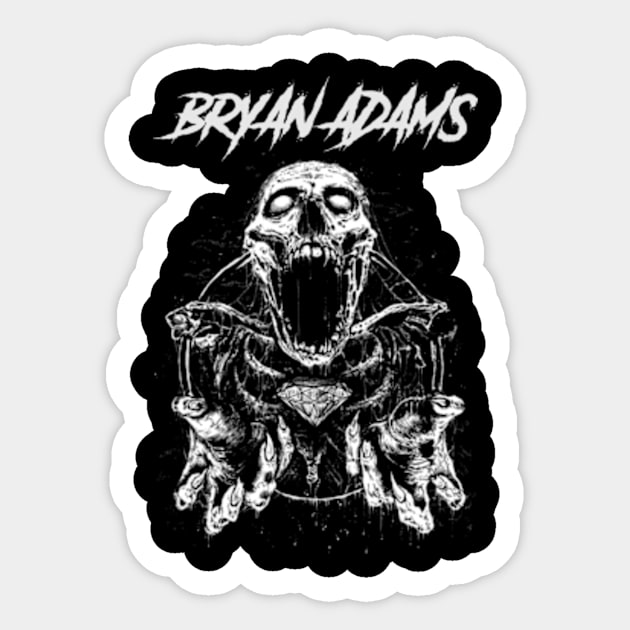 BRYAN ADAMS MERCH VTG Sticker by Bronze Archer